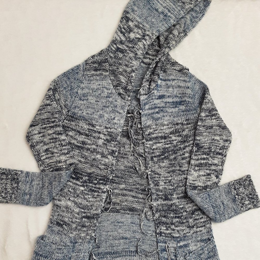 Bohemian Blue Striped Cardigan